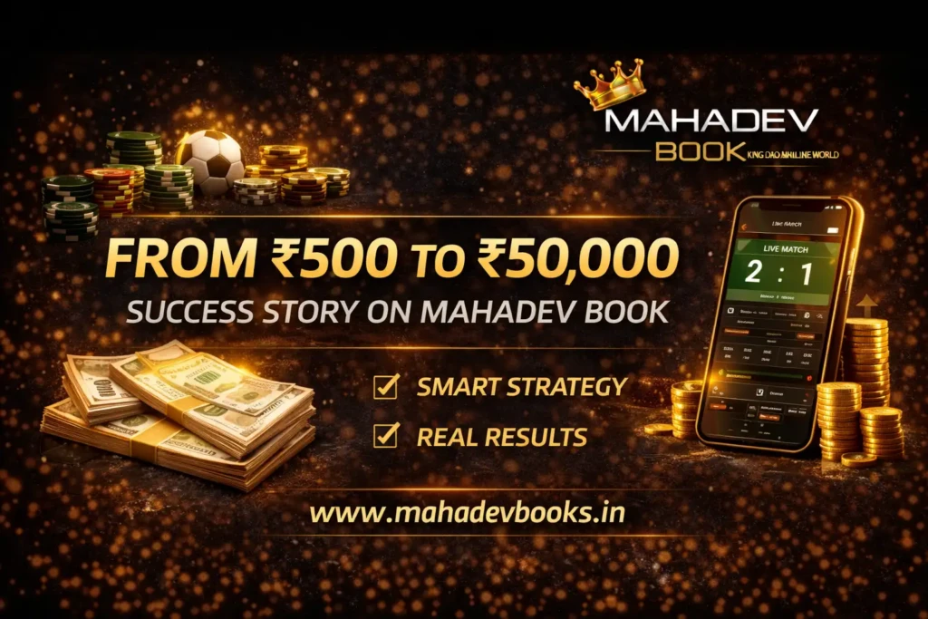 How a Player Turned ₹500 into ₹50,000 with Mahadev Book