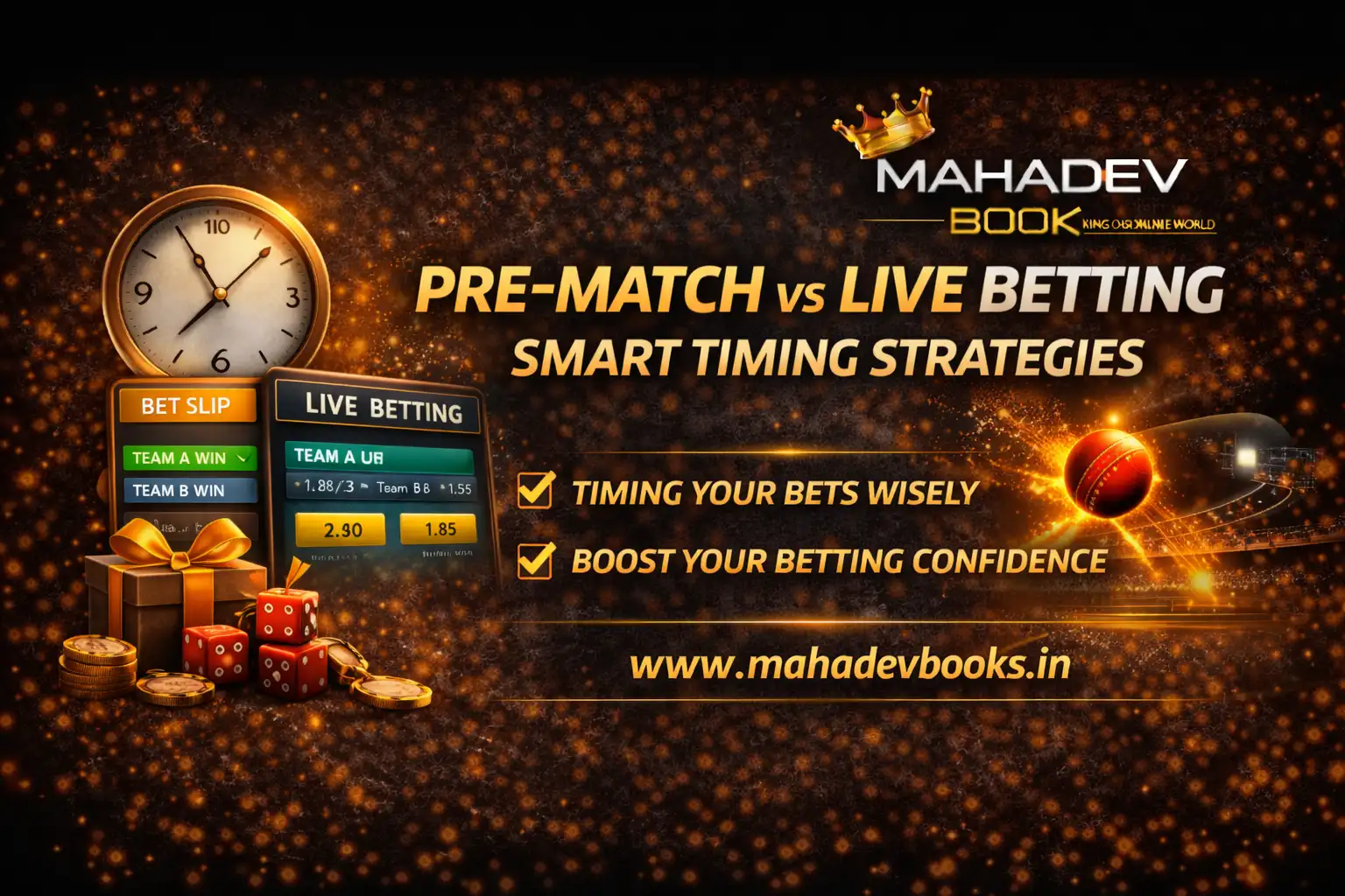 Read more about the article Pre-Match vs Live Betting: Smart Timing Strategies | Mahadev Book