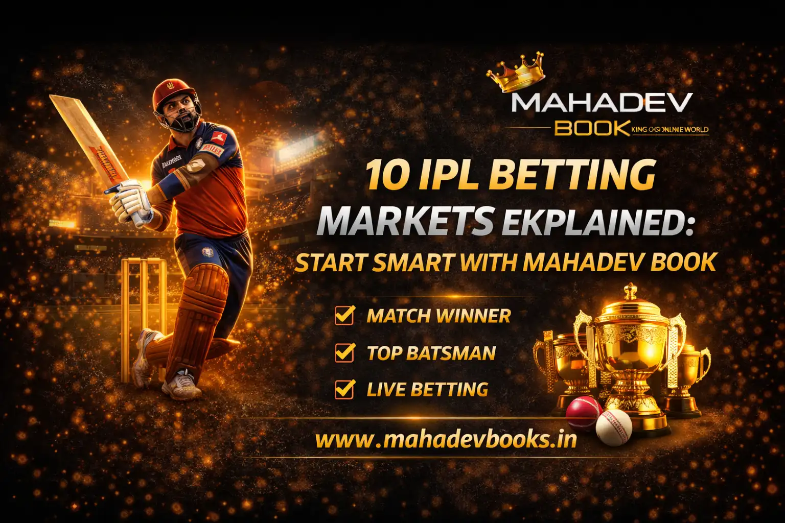 Read more about the article Start Smart: Top 10 IPL Betting Markets Explained by Mahadev Book