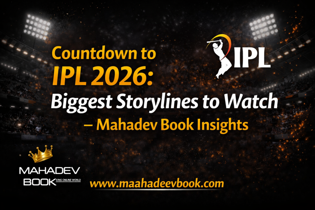 Countdown to IPL 2026 Biggest Storylines to Watch – Mahadev Book Insights