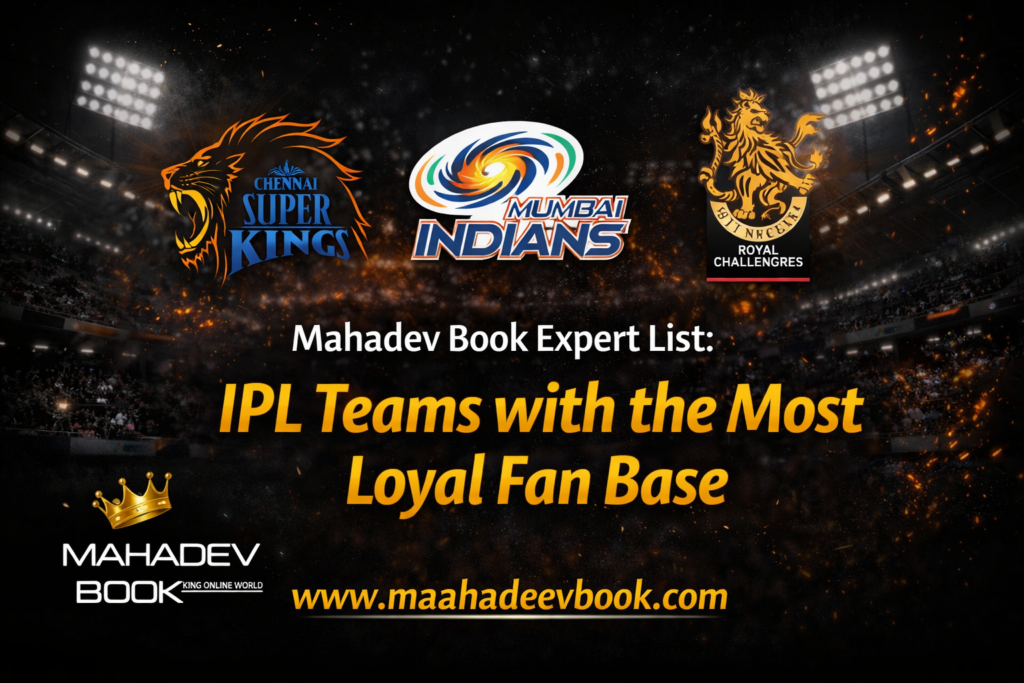 Mahadev Book Expert List IPL Teams with the Most Loyal Fan Base