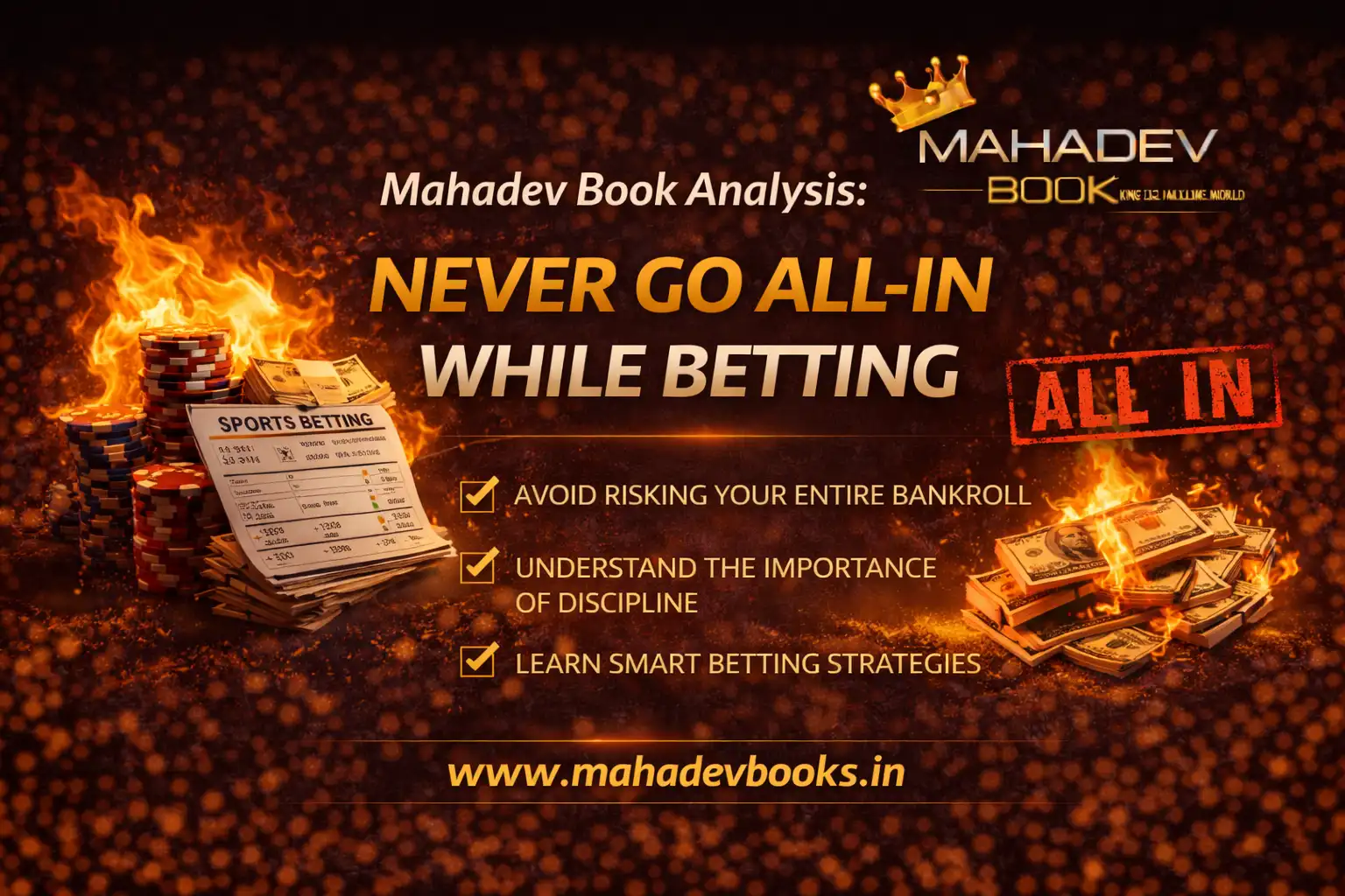 Read more about the article Mahadev Book Analysis: Why You Should Never Go All-In While Betting
