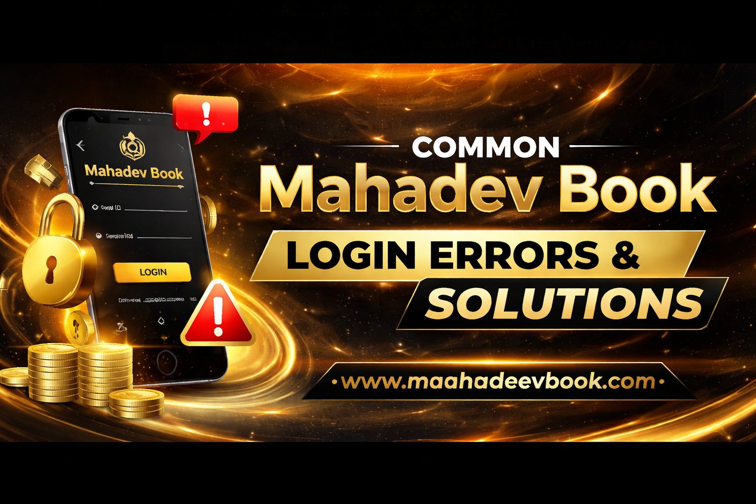 Mahadev Book Login Errors & Solutions