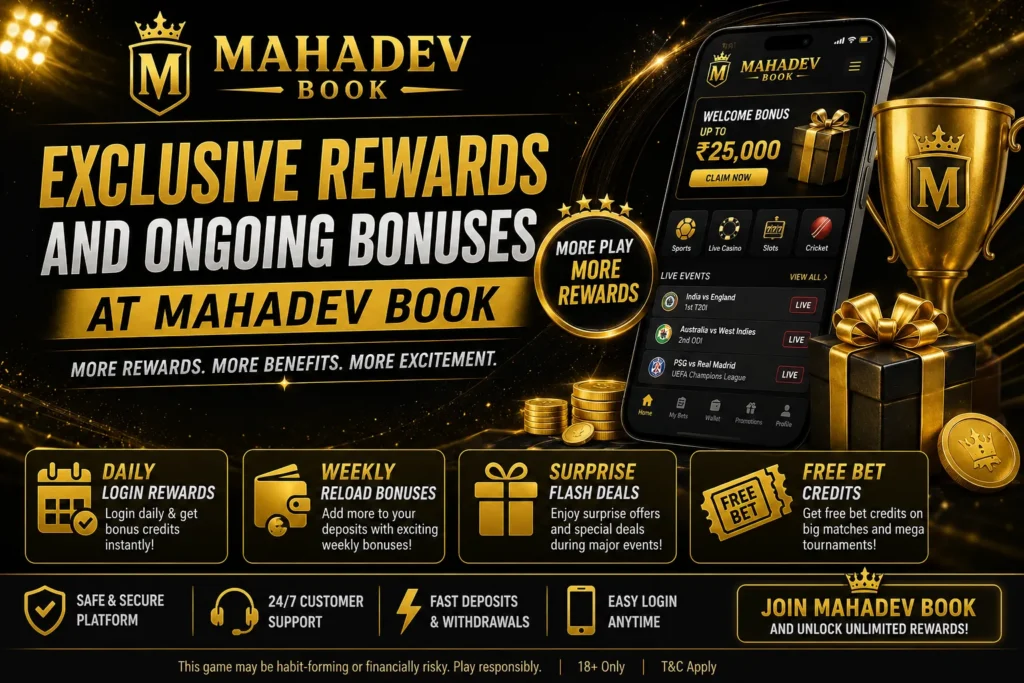 Exclusive Rewards and Ongoing Bonuses at Mahadev Book Daily Rewards & Promotions