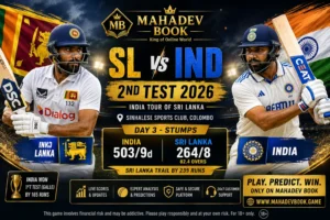 SL vs IND 2nd Test 2026 Prediction & Match Preview Mahadev Book