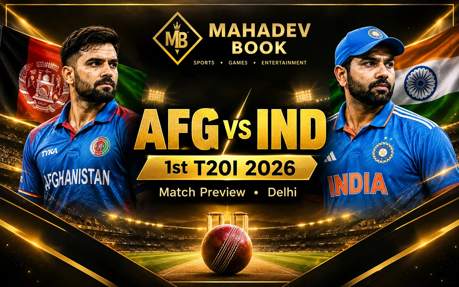 Read more about the article Afghanistan vs India 1st T20I 2026: Match Preview, Key Players, Venue & What to Watch