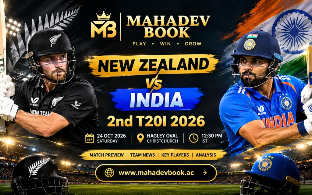 NZ vs IND 2nd T20I 2026 Preview Mahadev Book